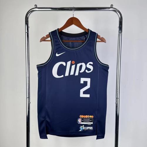 Leonard Kawhi Clippers 23-24 Season #2 City Edition SW Jersey