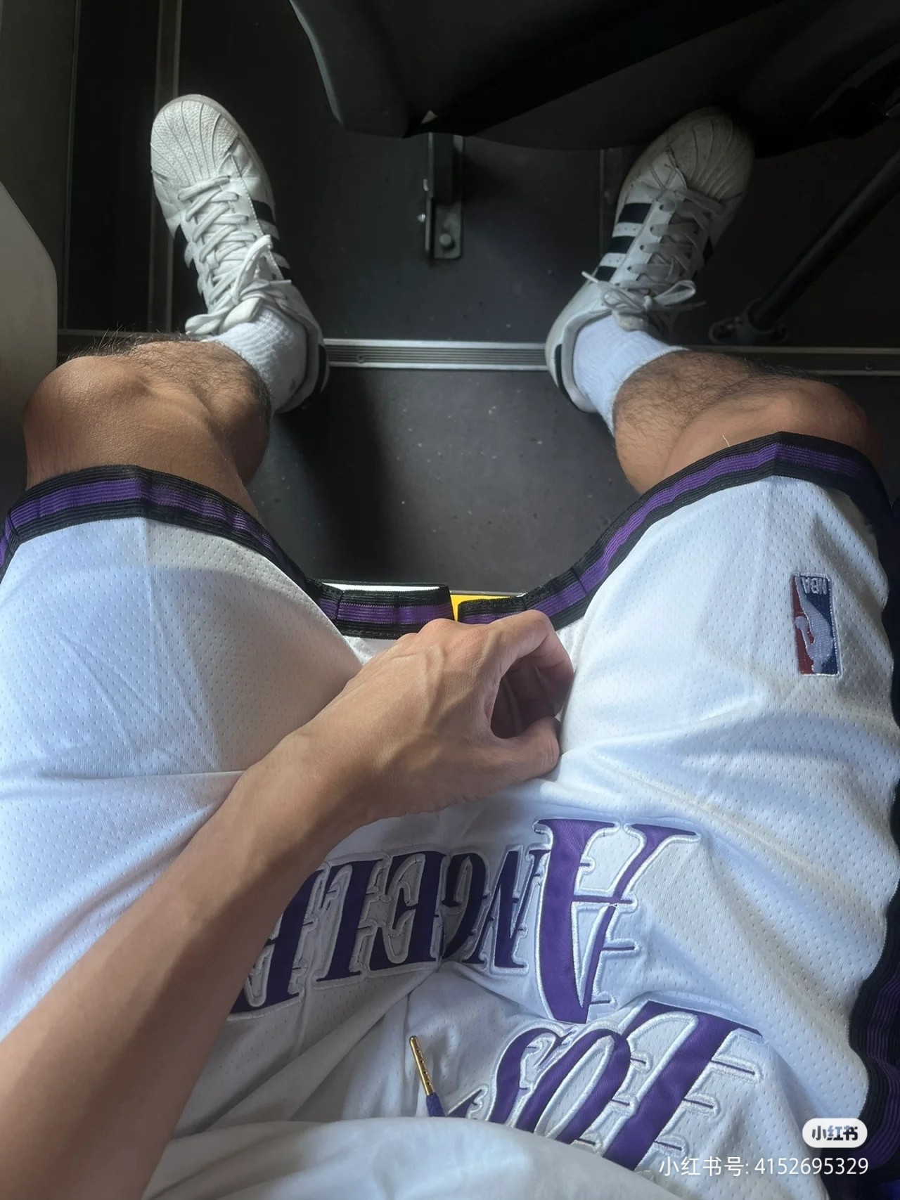 Just Don NBA Los Angeles Lakers Embroidered Basketball Shorts for New Season 22-23 - 图片 4