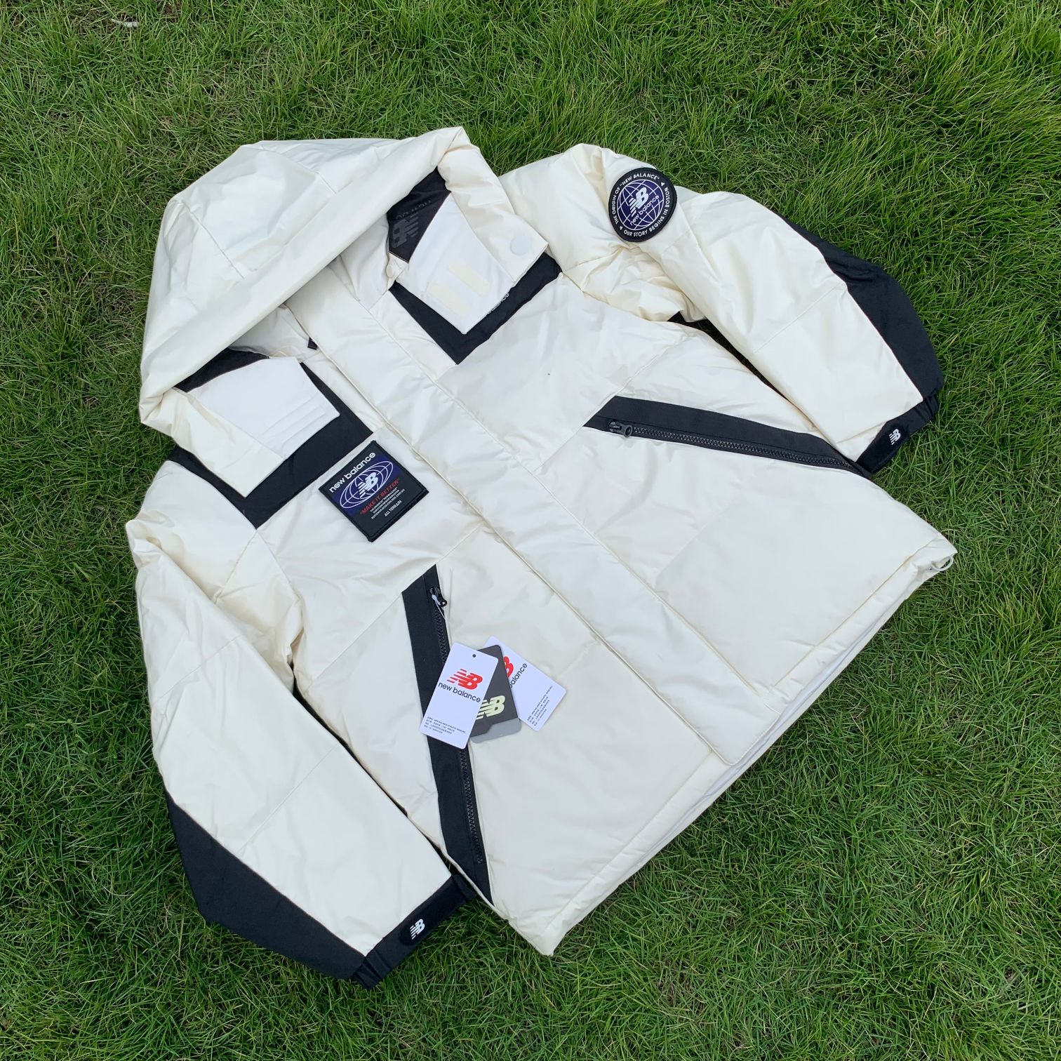 Yous Model: White and Black Ruler XS-XXL, New Balance/Braun Magic Decorator, Warm and Stylish Coat - 图片 2