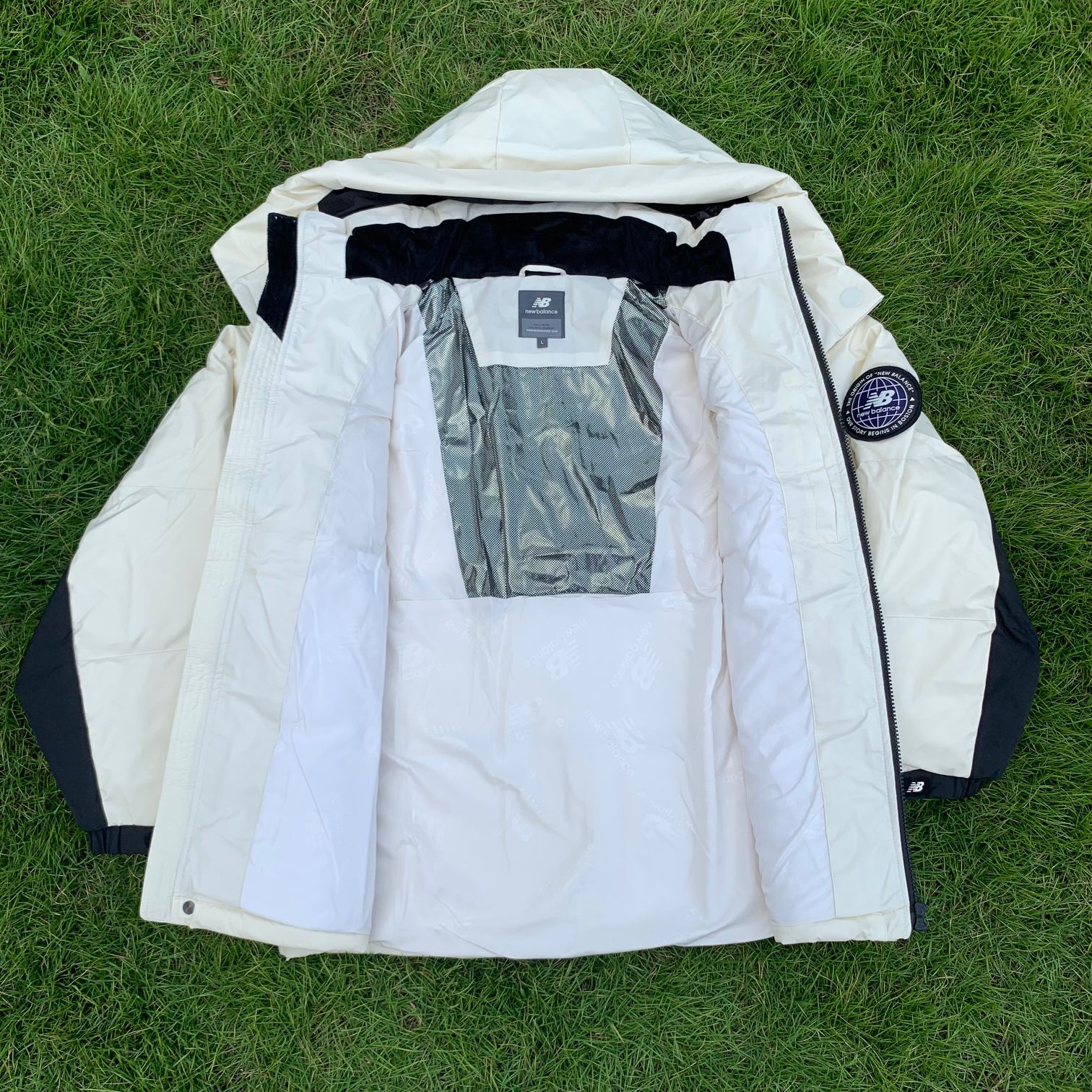 Yous Model: White and Black Ruler XS-XXL, New Balance/Braun Magic Decorator, Warm and Stylish Coat - 图片 9