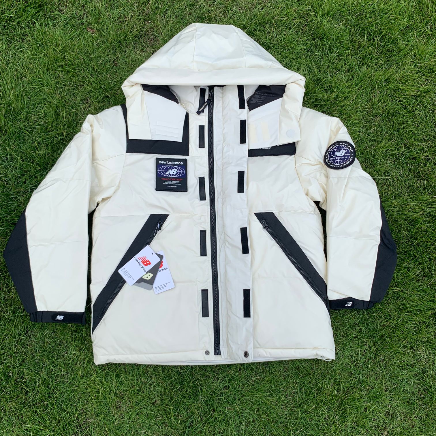 Yous Model: White and Black Ruler XS-XXL, New Balance/Braun Magic Decorator, Warm and Stylish Coat - 图片 8