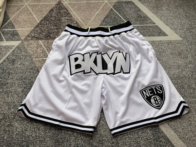Nike x NBA Brooklyn Nets City Edition Basketball Shorts - White, Lightweight 1 Nike x NBA Brooklyn Nets City Edition Basketball Shorts - White, Lightweight