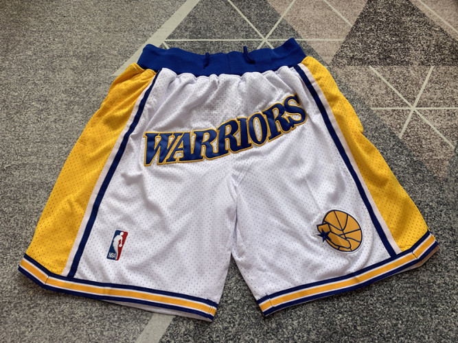 Just Don K14 Warriors Embroidered Basketball Shorts - Summer Style 1 Just Don K14 Warriors Embroidered Basketball Shorts - Summer Style
