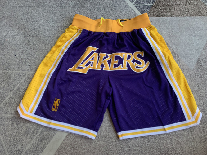 Just Don NBA Lakers Team Shorts - Edición Limitada para Aficionados al Baloncesto 1 Just Don NBA Lakers Team Shorts - Edición Limitada para Aficionados al Baloncesto