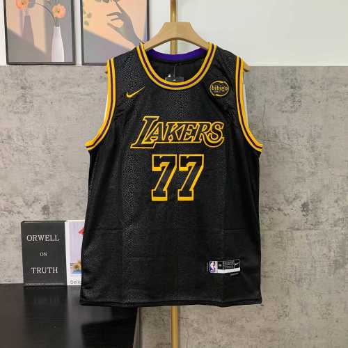 NBA Lakers Doncic #77 Jersey - 24/25 Season City Edition Fan Wear 1 NBA Lakers Doncic #77 Jersey - 24/25 Season City Edition Fan Wear