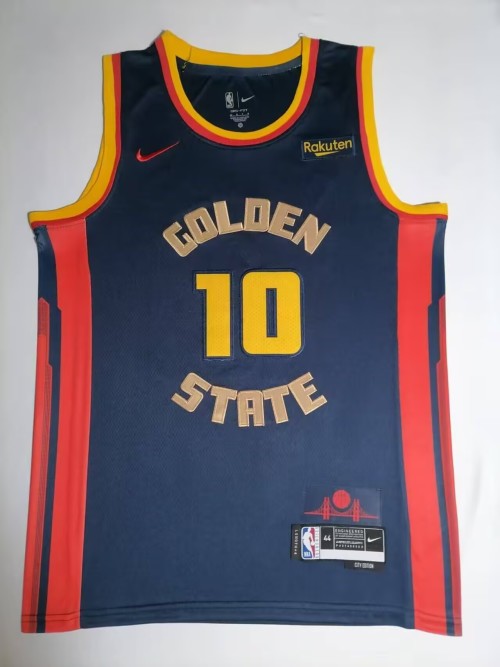 Golden State Warriors #10 Jersey - Icon Edition 25 Season City Edition 1 Golden State Warriors #10 Jersey - Icon Edition 25 Season City Edition