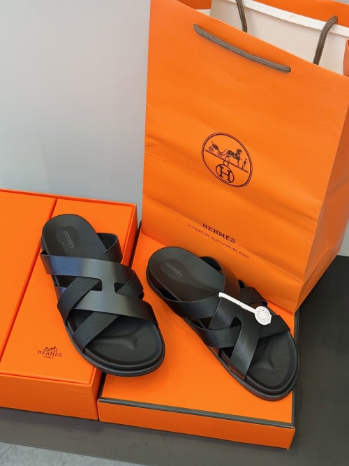 Hermes Men's Kazimir Sandals - Premium Leather Slides with 'H' Design 18 Hermes Men's Kazimir Sandals - Premium Leather Slides with 'H' Design