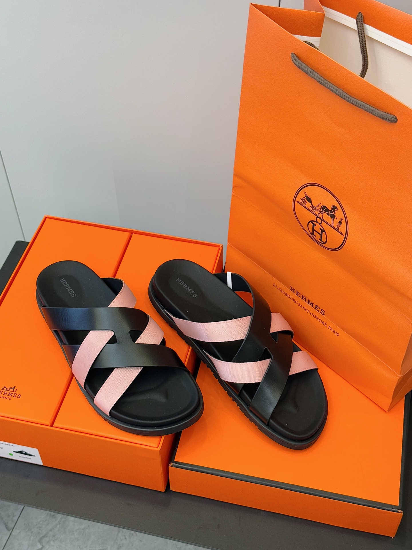 Hermes Men's Kazimir Sandals - Premium Leather Slides with 'H' Design 2 i1741007445923 3753 0 0