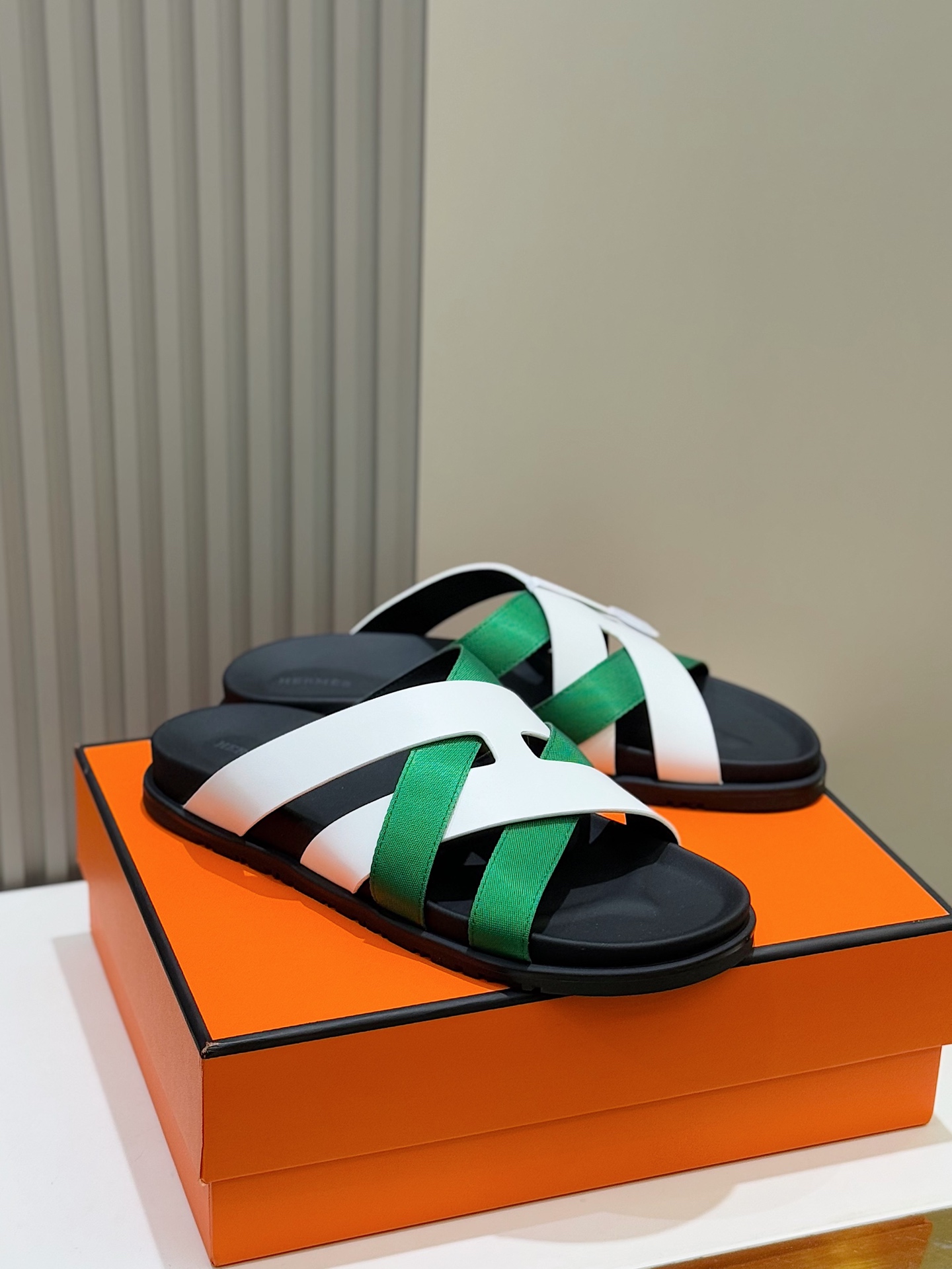 Hermes Kazimir Men's Sandals - Premium Woven Leather Summer Slides 5 i1741007462176 5263 0 2