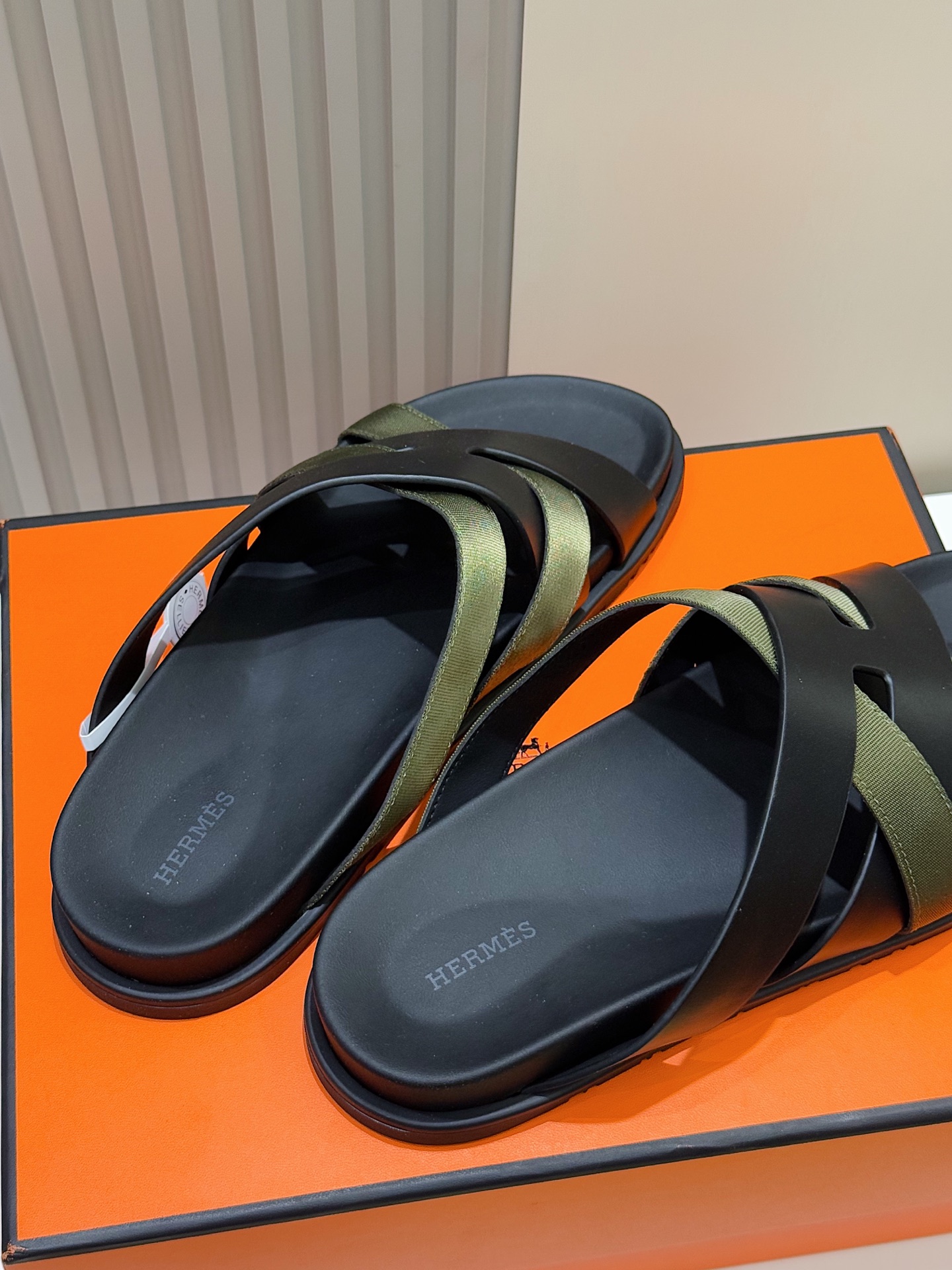Hermes Men's Kazimir Sandals: Top Quality Leather Slides, Sizes 39-44 9 i1741007559328 7622 0 7
