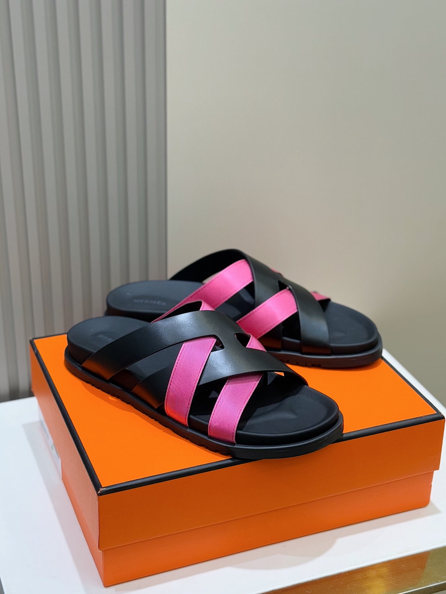 Hermes Men's Kazimir Sandals - Top Quality Woven & Calfskin Slides 5 i1741007587136 5393 0 2