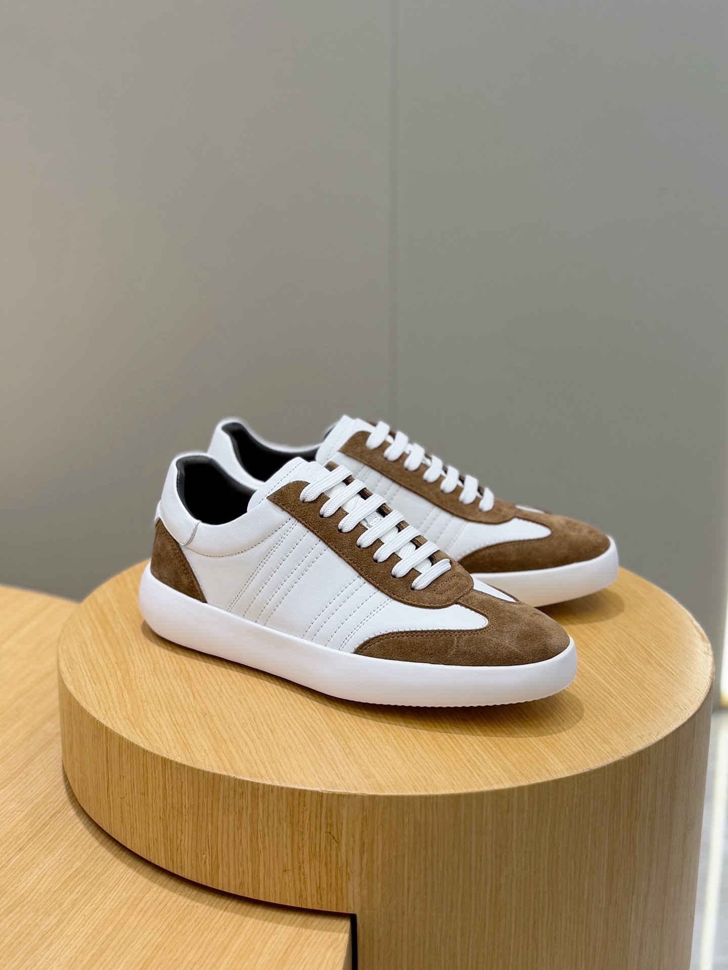Brioni Men's Suede & Calfskin Leather Sneakers with Legion Stripe Detail 4 i1742576831362 1325 0 2