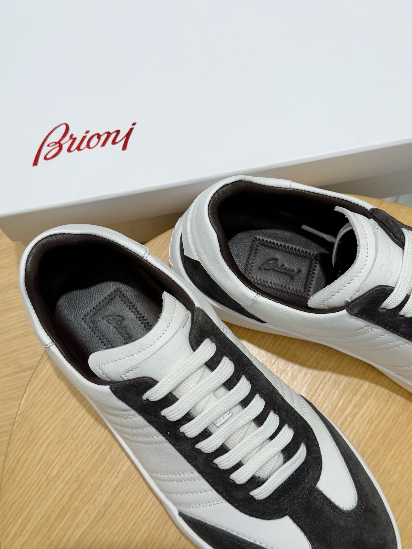 Brioni Men's Suede and Calfskin Leather Casual Sneakers - Size 39-44 9 i1742576851491 4110 0 7