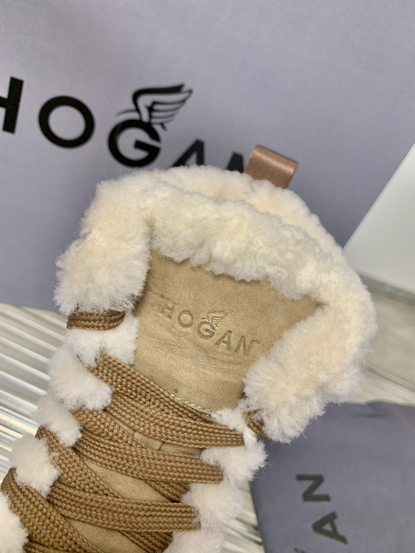 2023 Hogan Snow Boots: Sandskin, Pure Wool, Warmness, 35/40 Codes, 4Cm High - 图片 8