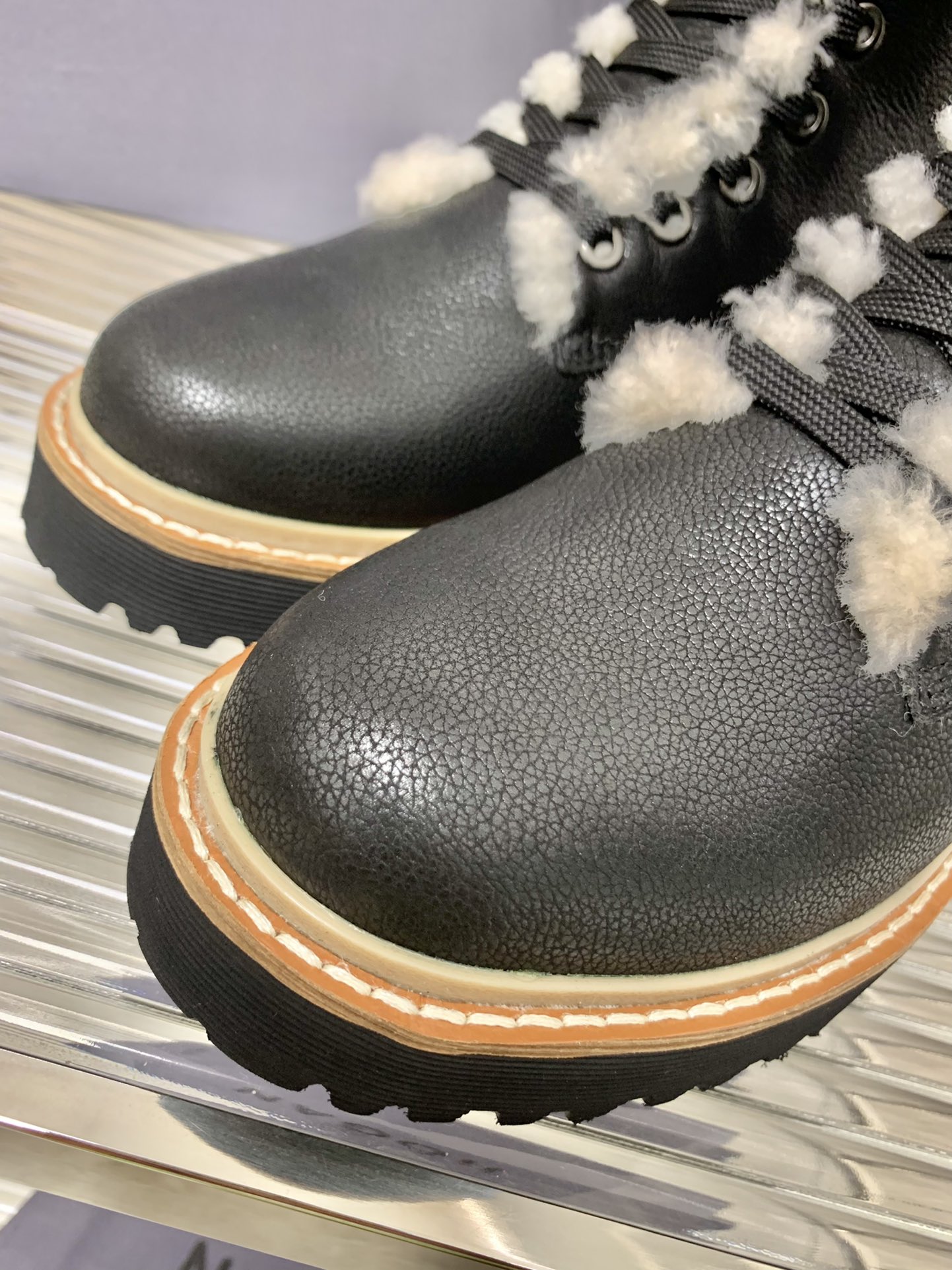2023 Hogan Snow Boots: Sandskin Wool, Warmth, 35/40 Codes, 4Cm Height - 图片 9