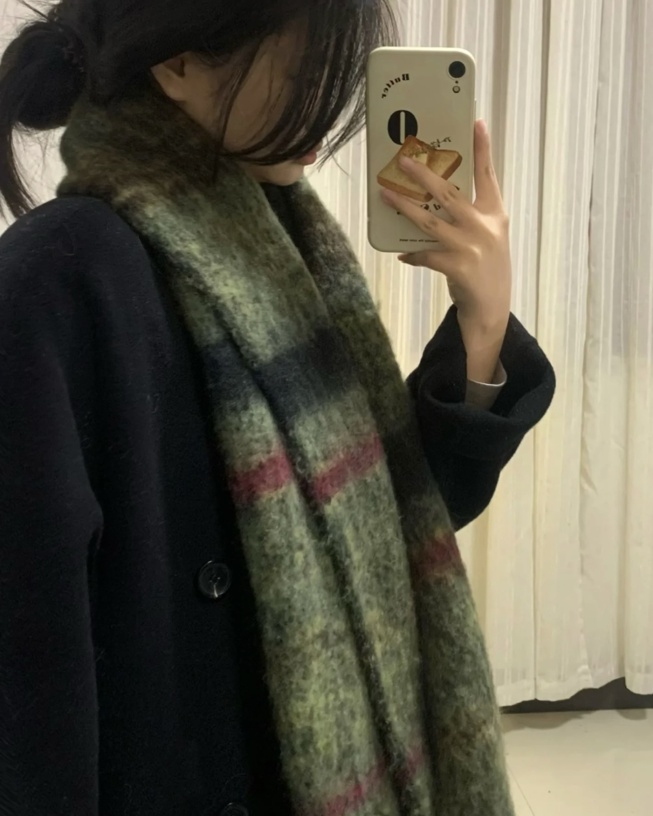 这围巾出了名的暖和 7