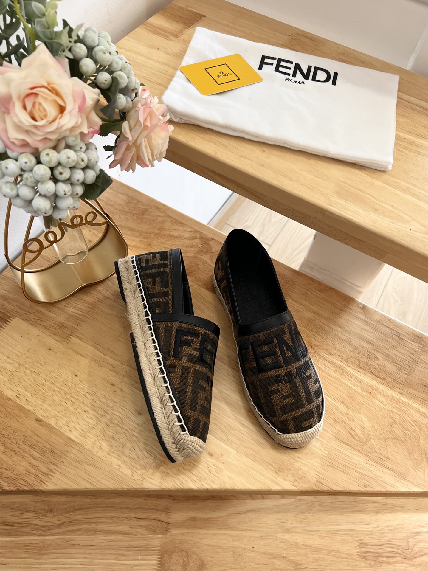 Fendi Sunshine FF Espadrilles
