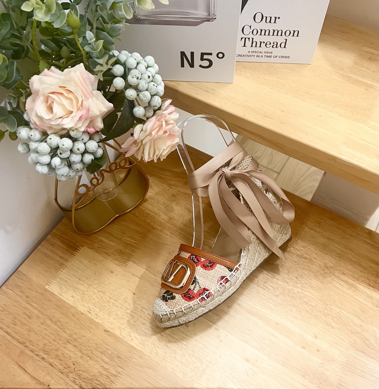 Valentino Garavani Raffia Wedge Espadrilles with Cherry Embroidery 7 i1743006680316 742 0 4
