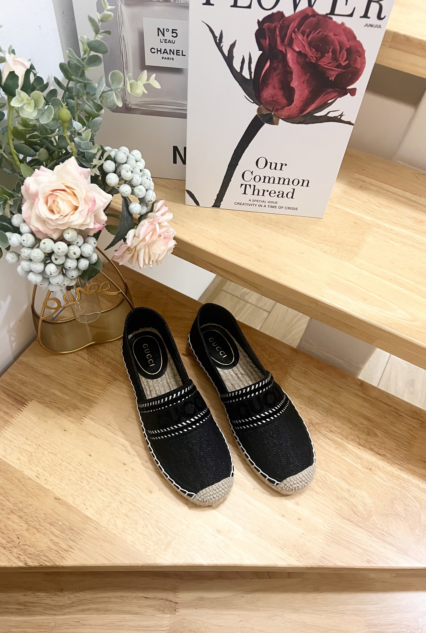 Gucci Ines Embroidered Appliqué Denim Espadrilles - Classic Comfort 4 i1744445322235 376 0 1