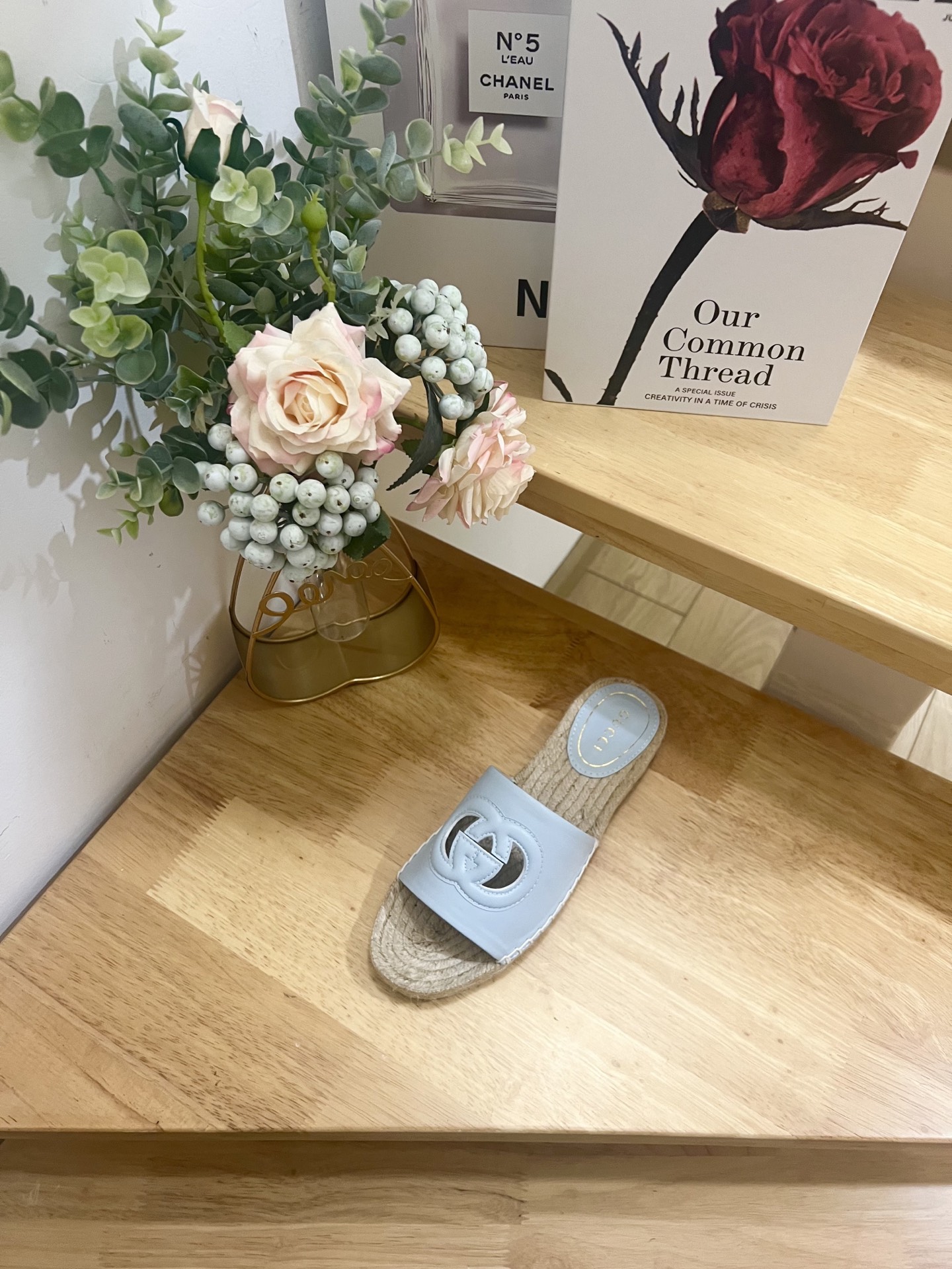 Gucci Interlocking G Espadrille Slides in Light Blue Leather 6 i1744785186292 5945 0 3