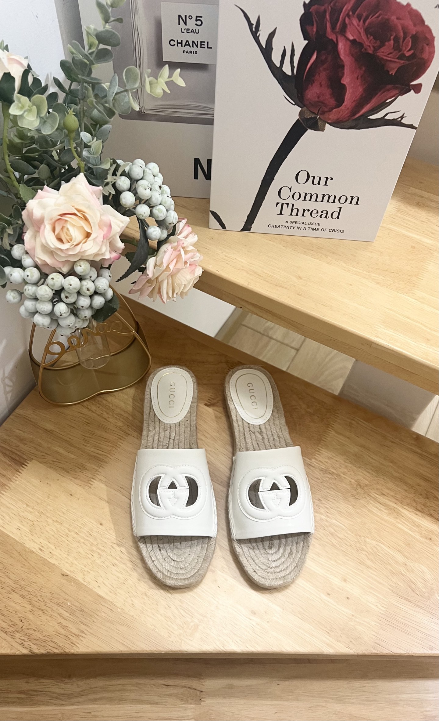 Gucci Interlocking G Cutout Leather Espadrille Slide Sandals 3 i1744785292672 6890 0 0