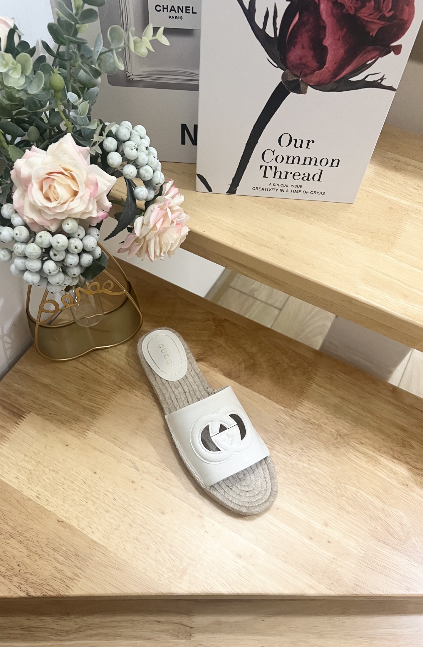 Gucci Interlocking G Cutout Leather Espadrille Slide Sandals 6 i1744785297103 124 0 3