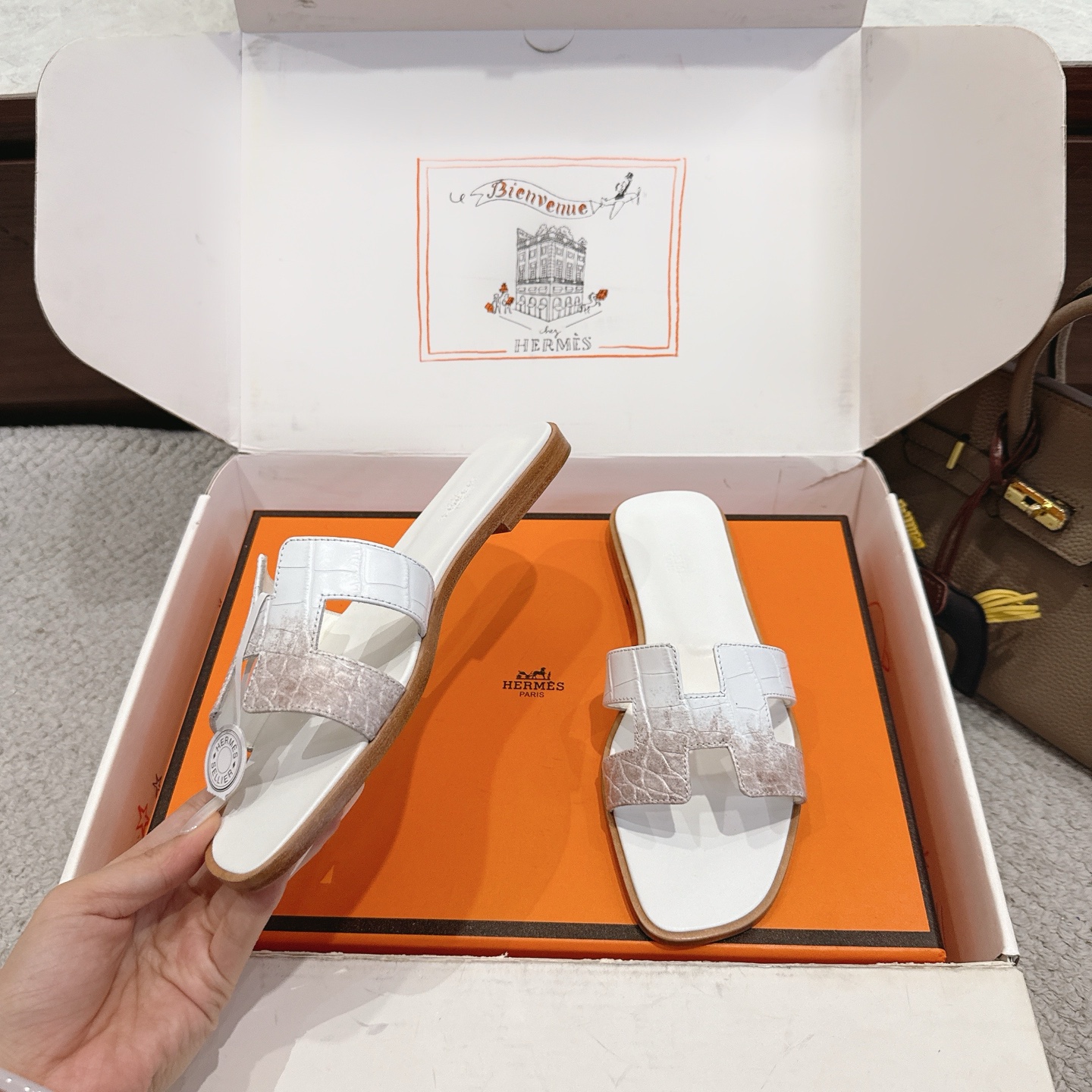 Hermès Shoe Collection crafted with premium materials and signature 2