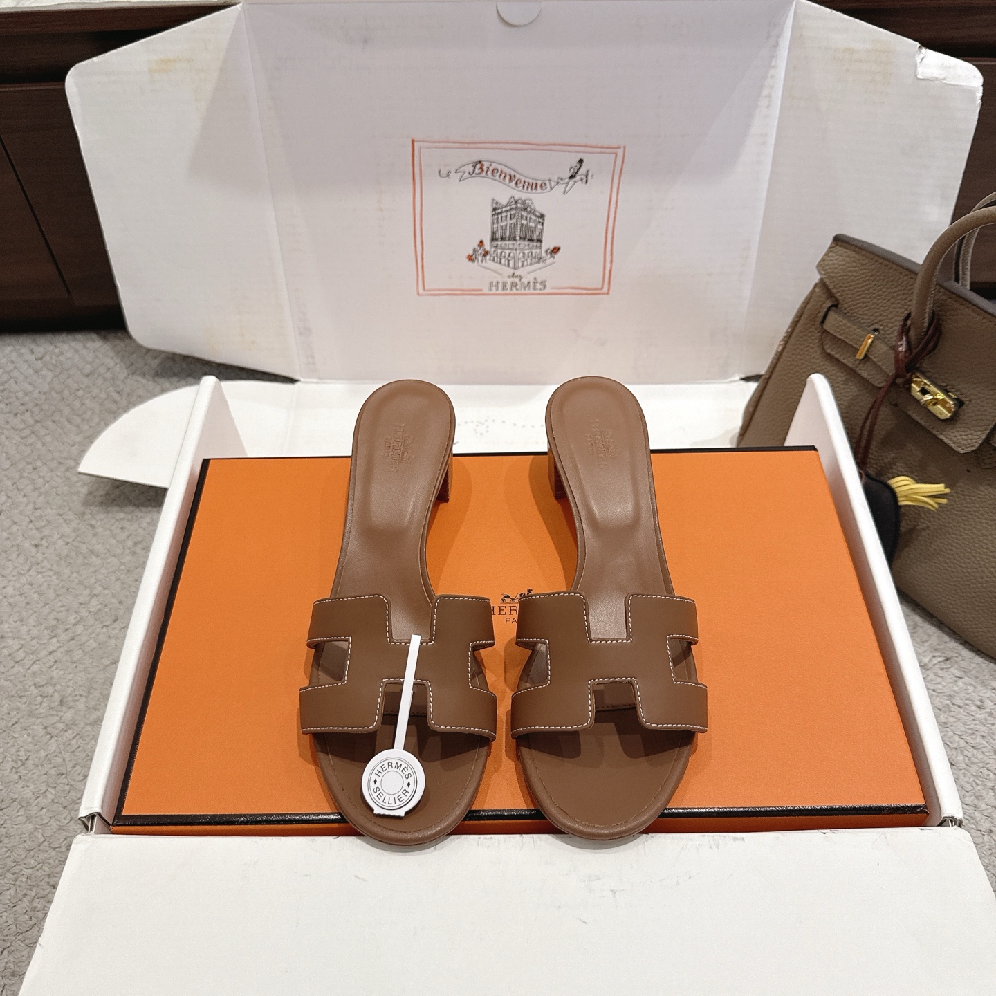 Hermès Oran Heeled Mules