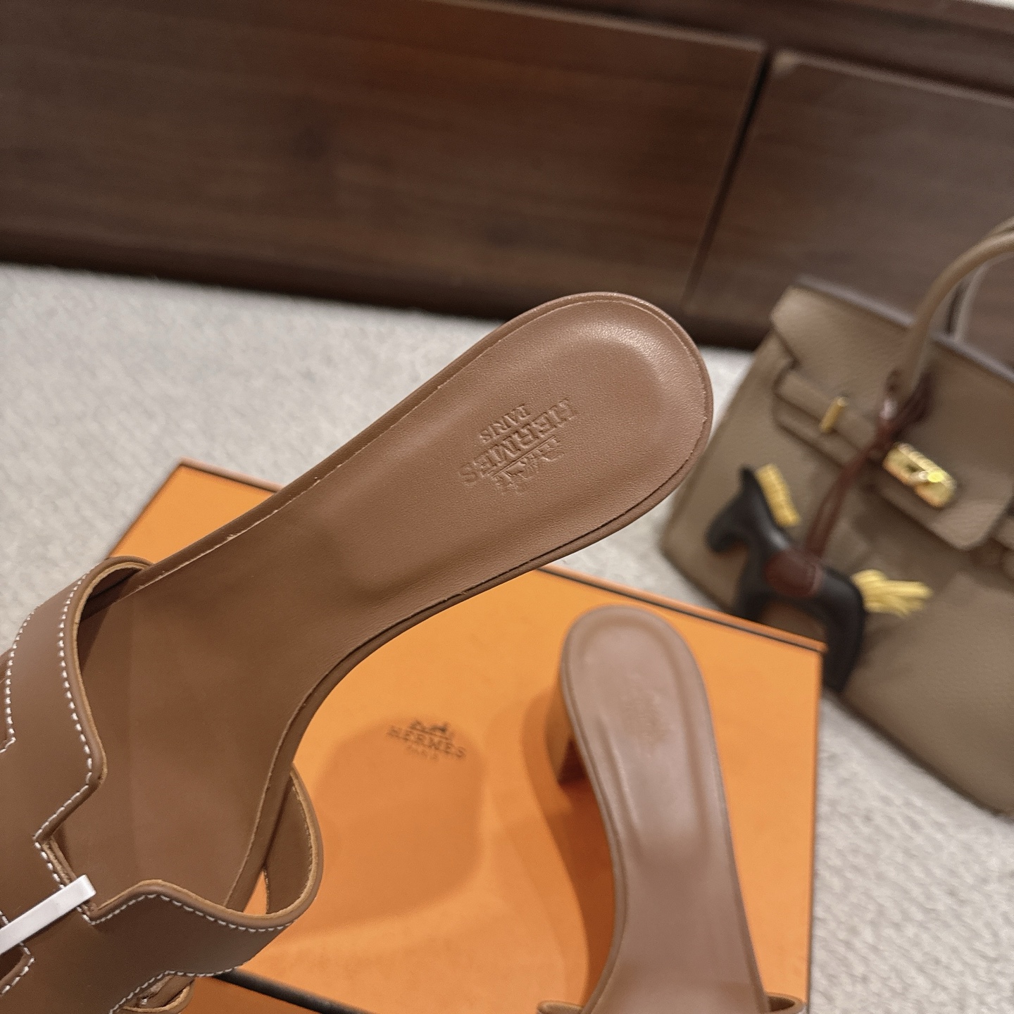 Hermès Oran Heeled Mules