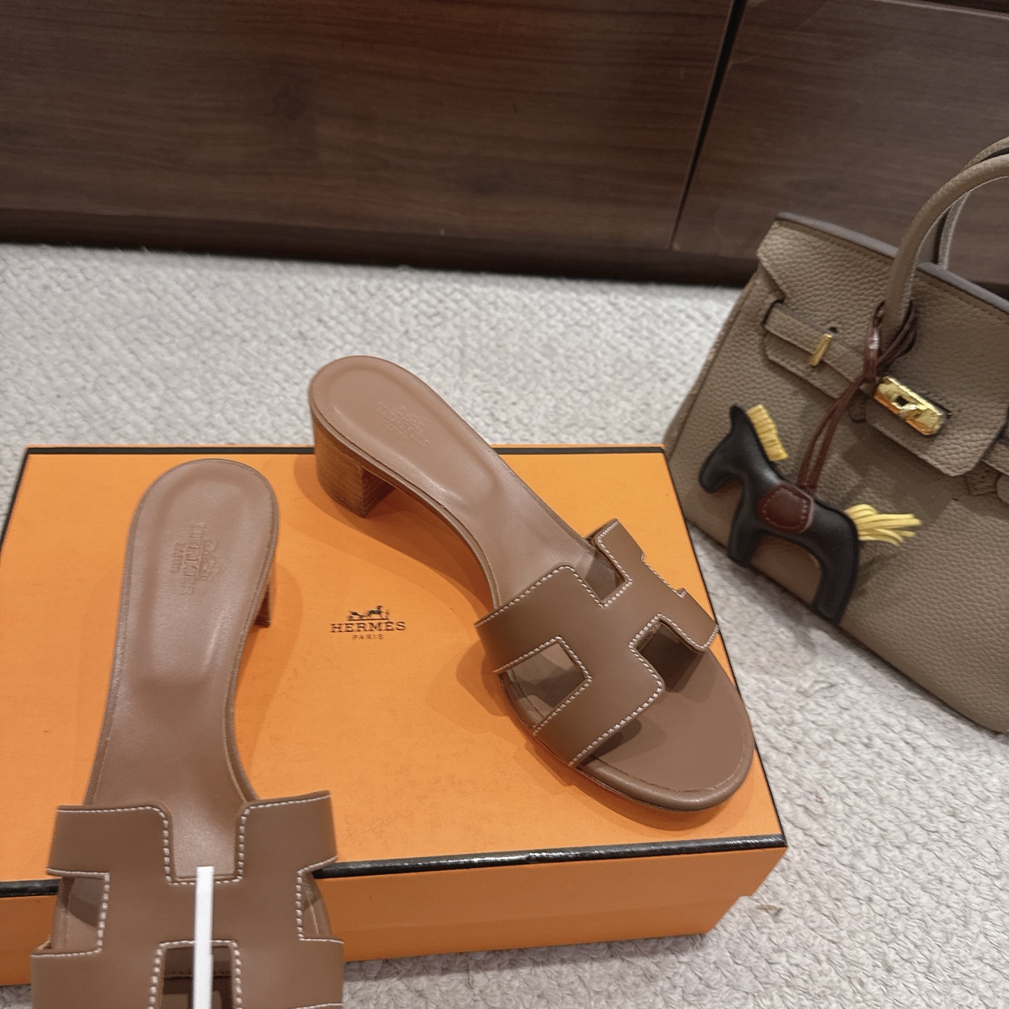 Hermès Oran Heeled Mules