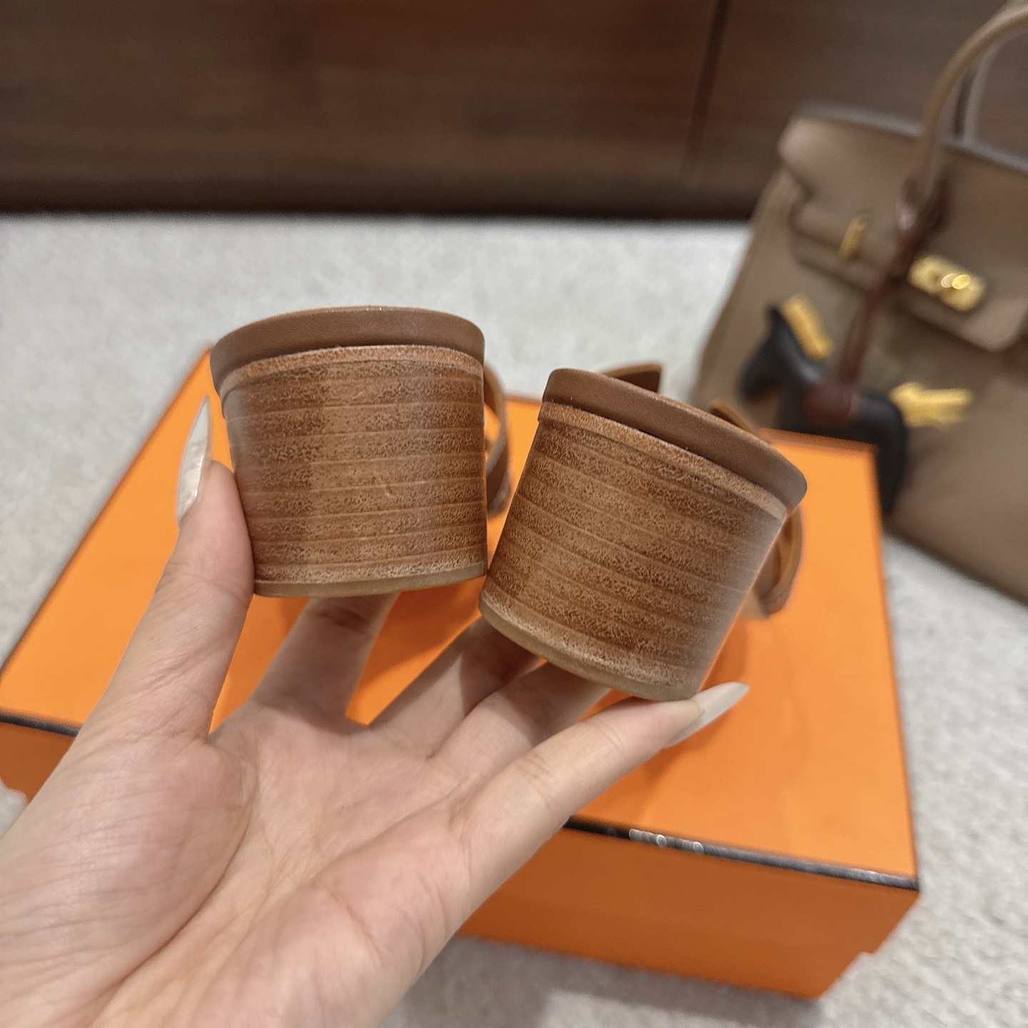 Hermès Oran Heeled Mules
