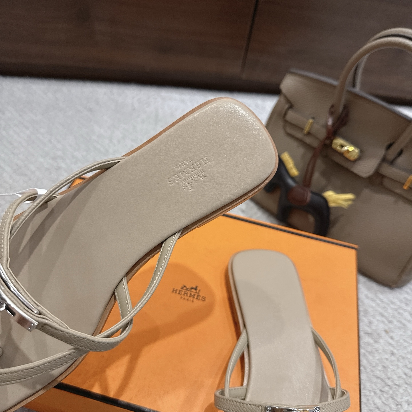 Hermès Kelly Flat Flip Flops