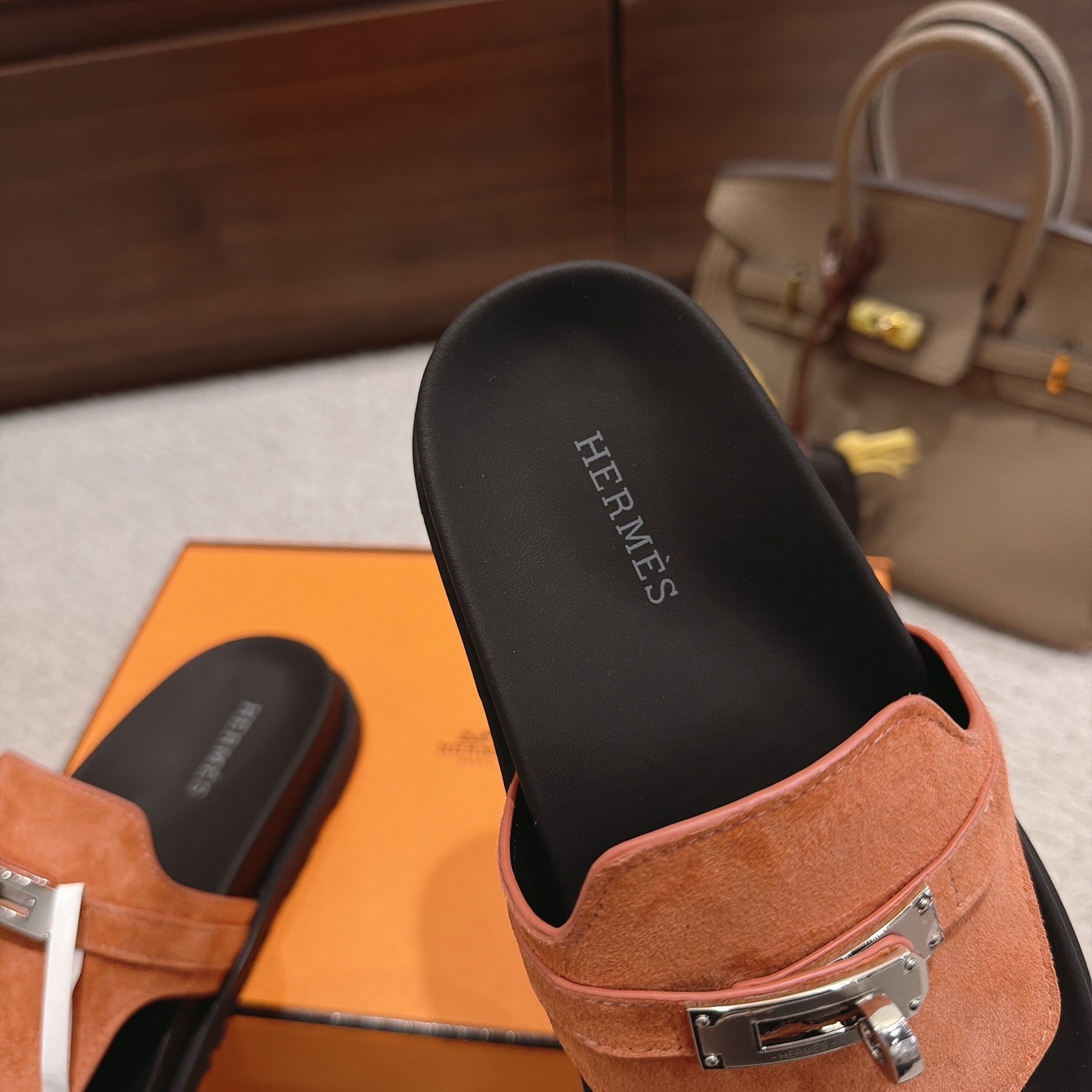Hermès Kelly Platform Flip Flops