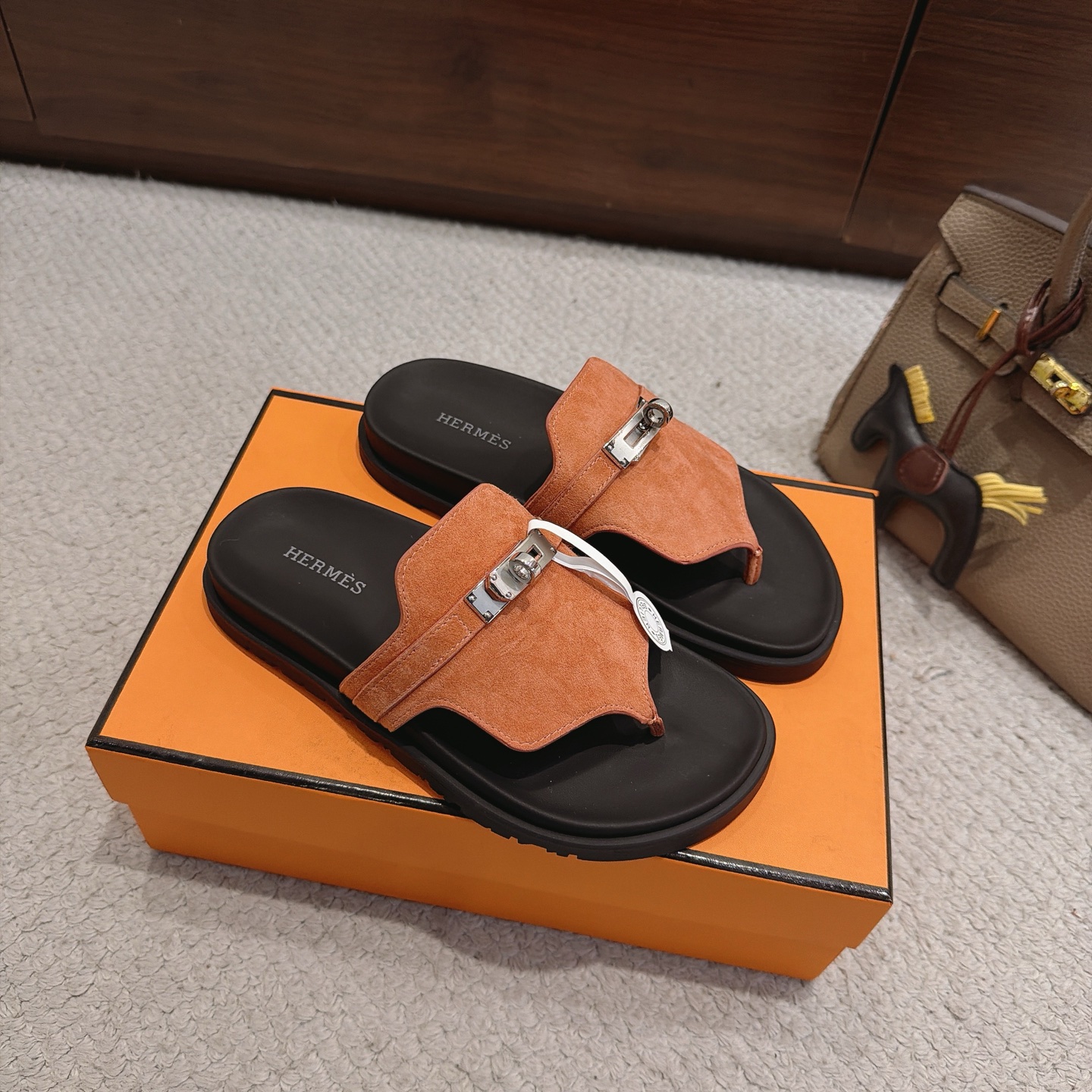 Hermès Kelly Platform Flip Flops