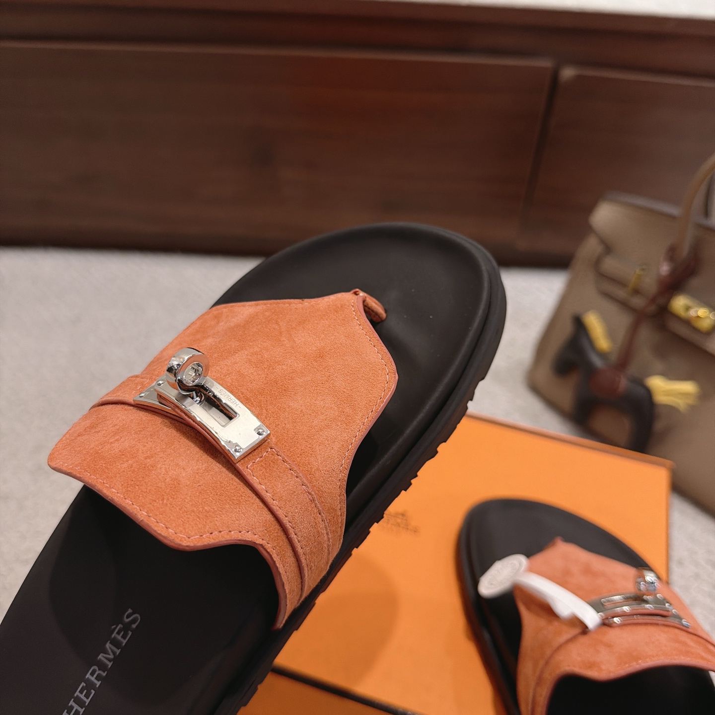Hermès Kelly Platform Flip Flops