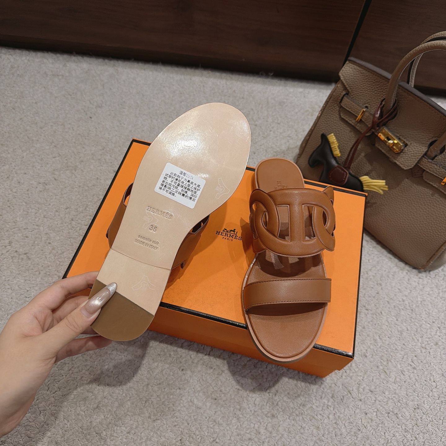 Hermès Chaine d'Ancre Mules