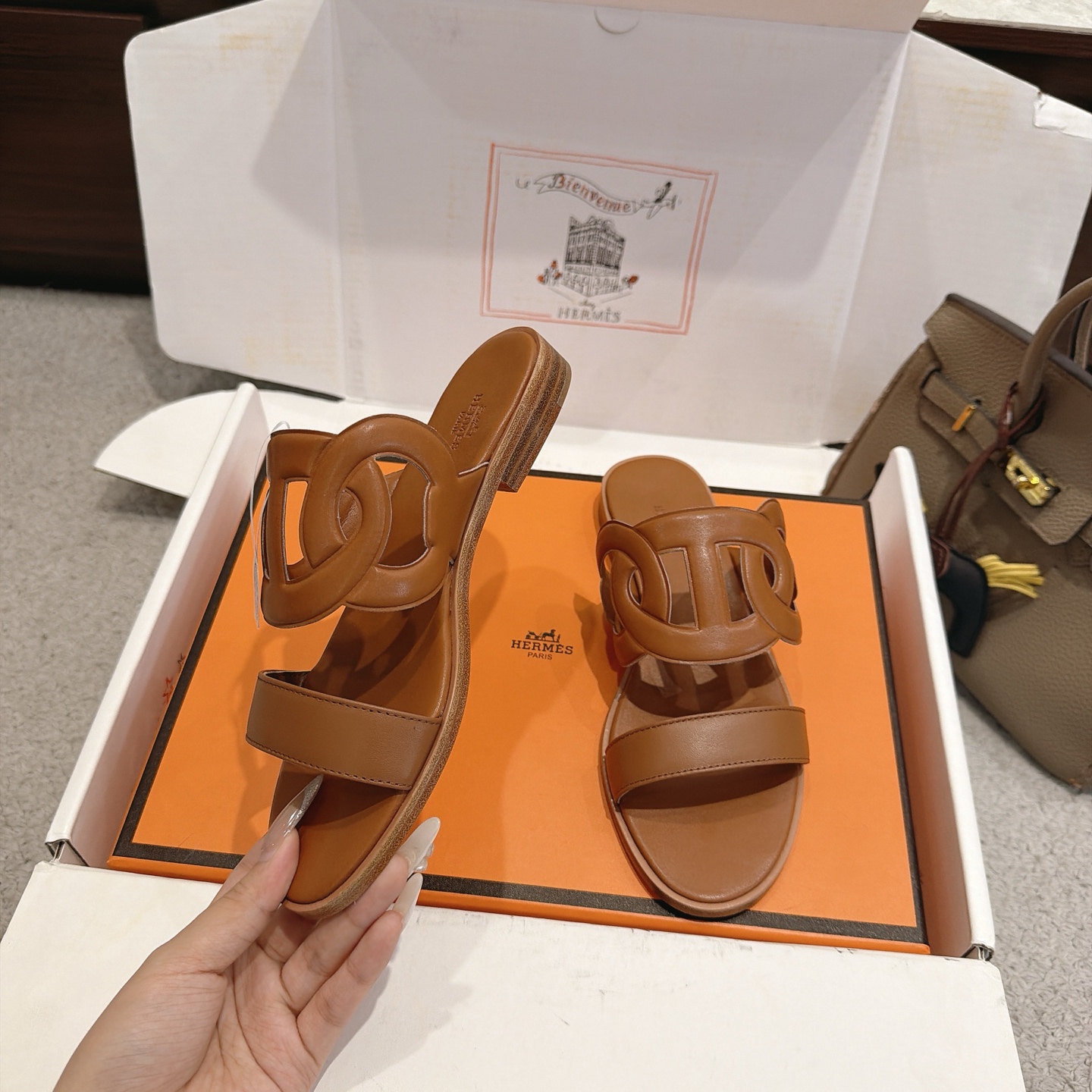 Hermès Chaine d'Ancre Mules