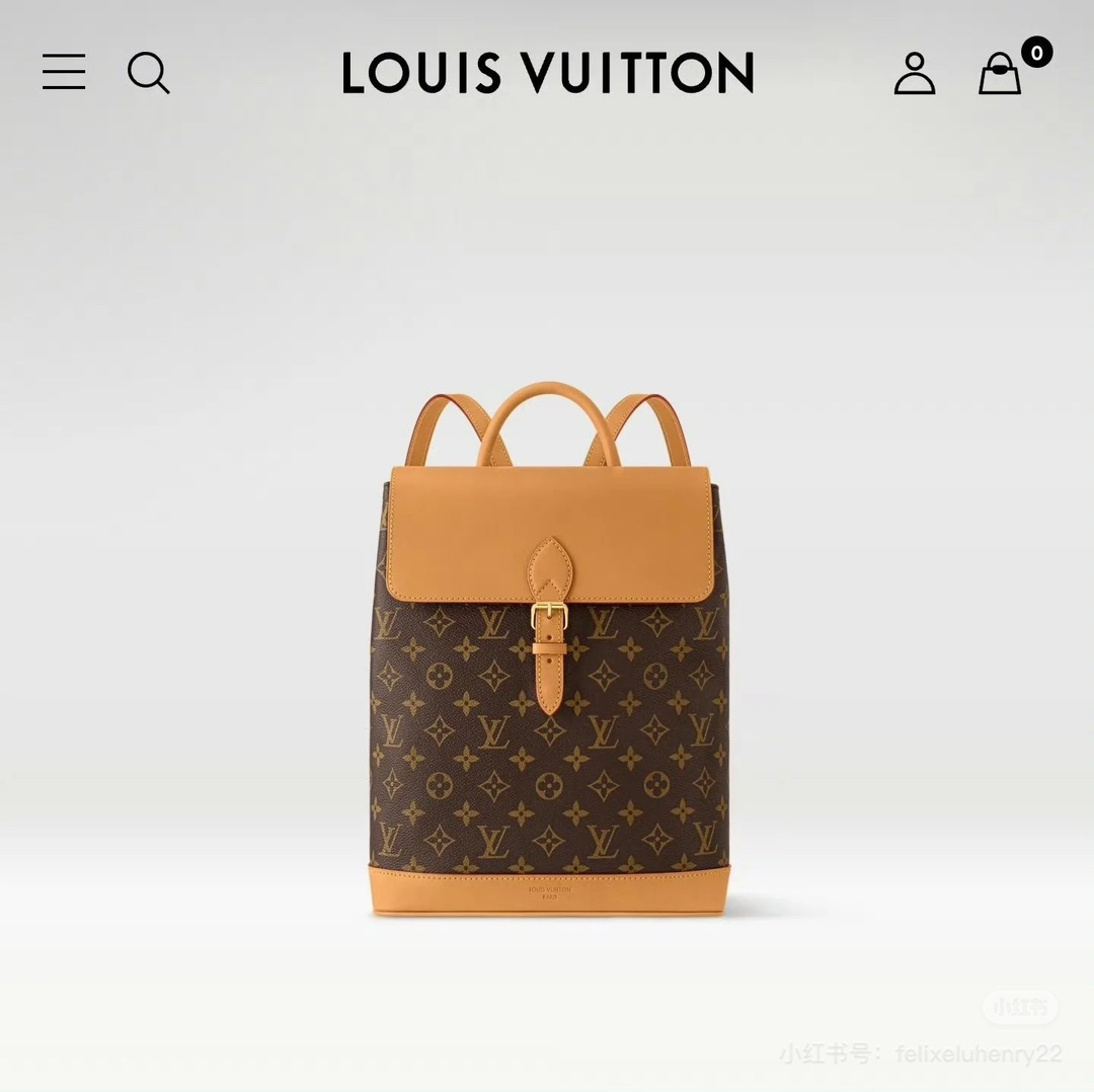 NO:602583,Original quality 163 chip-to-version development model M14653 backpack inspired by the 1996 Arlesport bag. SOHO MM (Sogo MM) presented as a highly utilized backpack. Ideal for daily use and travel. Natural cowhide material decoration and retro-effect buckle commemorating the House heritage of making luggage. Detachable and adjustable leather material strap is connected to five D rings in various ways. Design that can be performed, size 24 x  32 x 9cm, LV [top original order], louis vuitton, backpacks, cowhide19860909原单品质163芯片对版开发型号M14653双肩包从1996年的阿尔勒孔包中受到启发 以利用率高的背包展示的SOHO MM（Sogo MM） 日常和旅行都是理想的单品.纪念制作行李箱的House遗产的天然牛皮材质的装饰和复古效果的扣子 可拆卸和可调节的皮革材质的表带以多种方式连接到五个D环上 可以演出的设计,尺寸24 x 32 x 9cm,LV【顶级原单】,louis vuitton,backpacks,cowhide,Bag