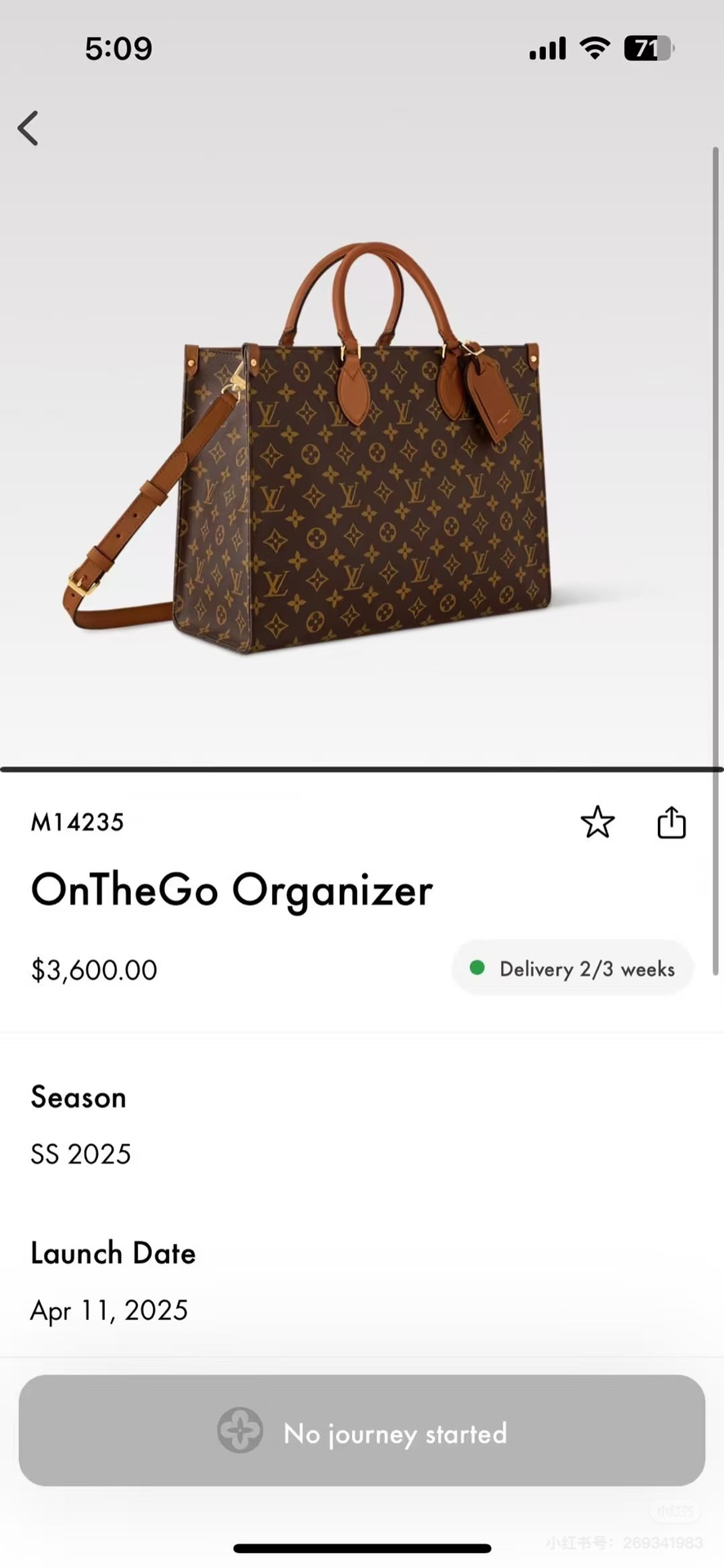 NO:210216,Top original single 163 variable code chip original single hardware [ONTHEGO ORGANIZER handbag] M14235 This Organizer handbag comes from OnTheGo series, paired with leather handles and brand-name for Monogram canvas. The spacious interior can accommodate laptops and notepads, and multiple pockets can achieve orderly storage, making it a good companion for urban life. Size 29 x 16 x 37 cm, LV [top original single], louis vuitton19860909顶级原单163变码芯片原单五金【ONTHEGO ORGANIZER 手袋】 M14235 本款 Organizer 手袋出自 OnTheGo 系列,为 Monogram 帆布搭配皮革手柄和名牌.宽敞内里可容纳笔记本电脑和记事本,多重口袋实现有序收纳,成就都市生活良伴. 尺寸29 x 16 x 37 厘米,LV【顶级原单】,louis vuitton,Bag