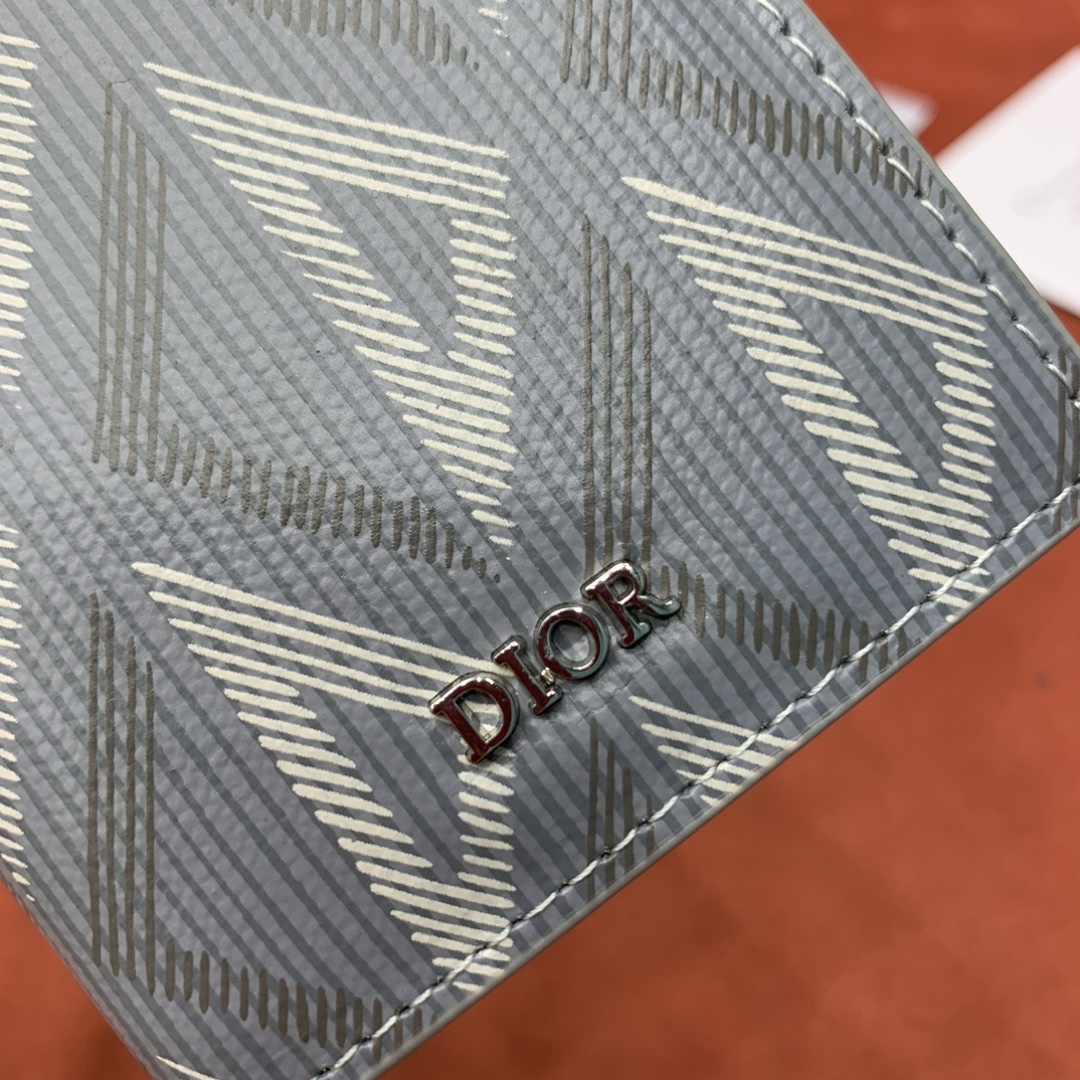 디올 CD 다이아몬드 패턴 카드홀더 지갑 상세 이미지 8