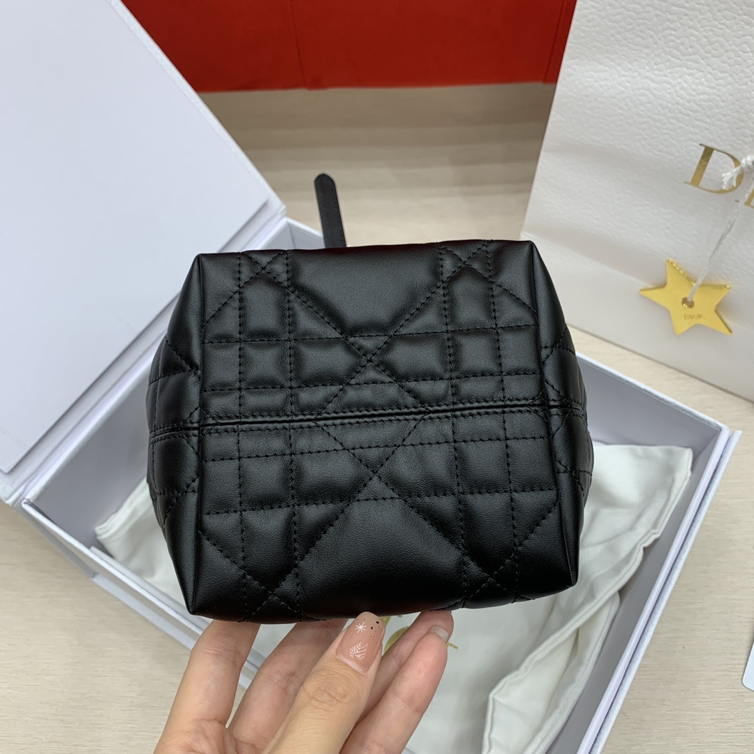 디올 투쥬르 버티컬 미니 블랙 가죽 가방 상세 이미지 5