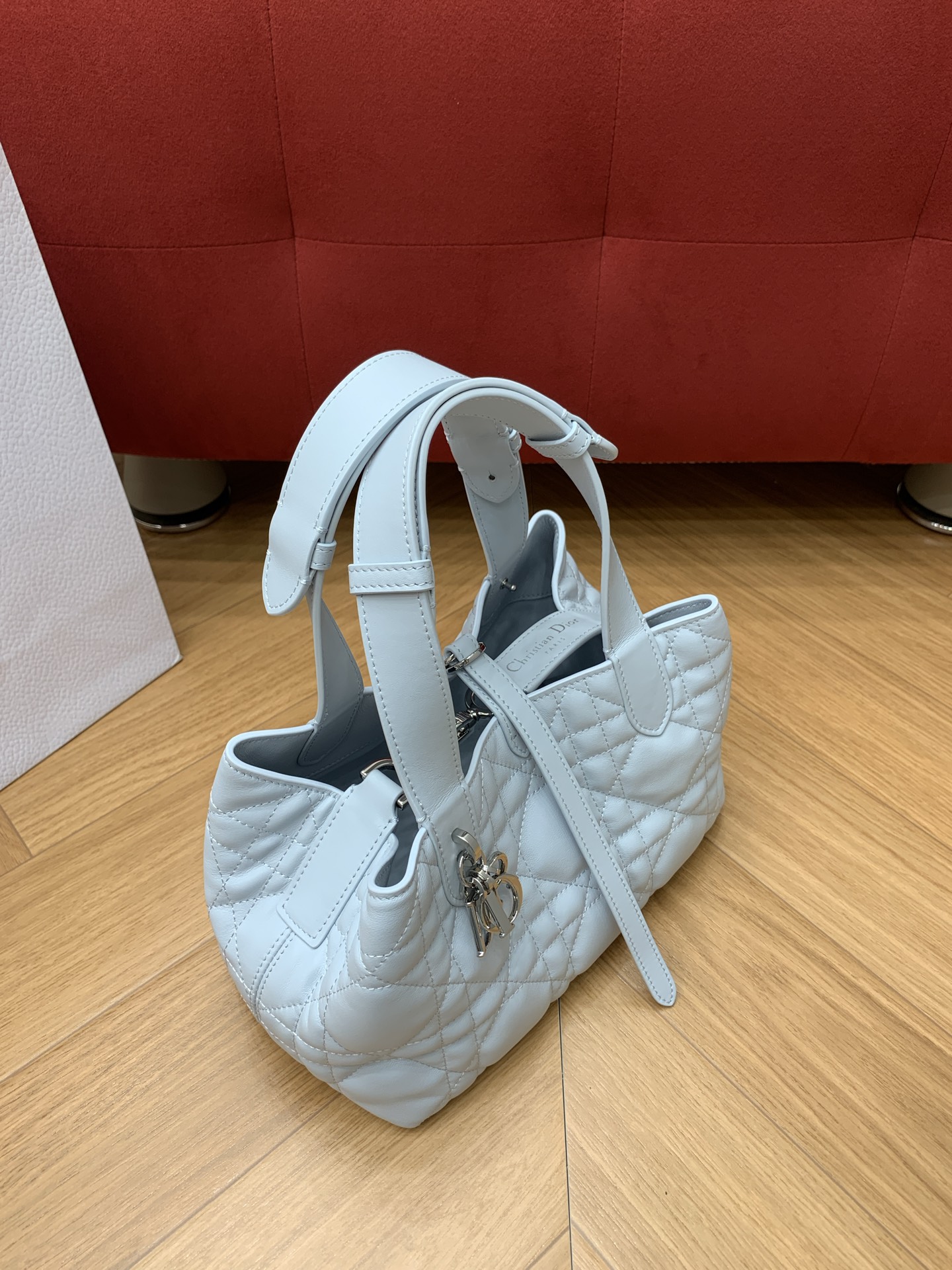 디올 투쥬르 스몰 그레시어 블루 가방 상세 이미지 5
