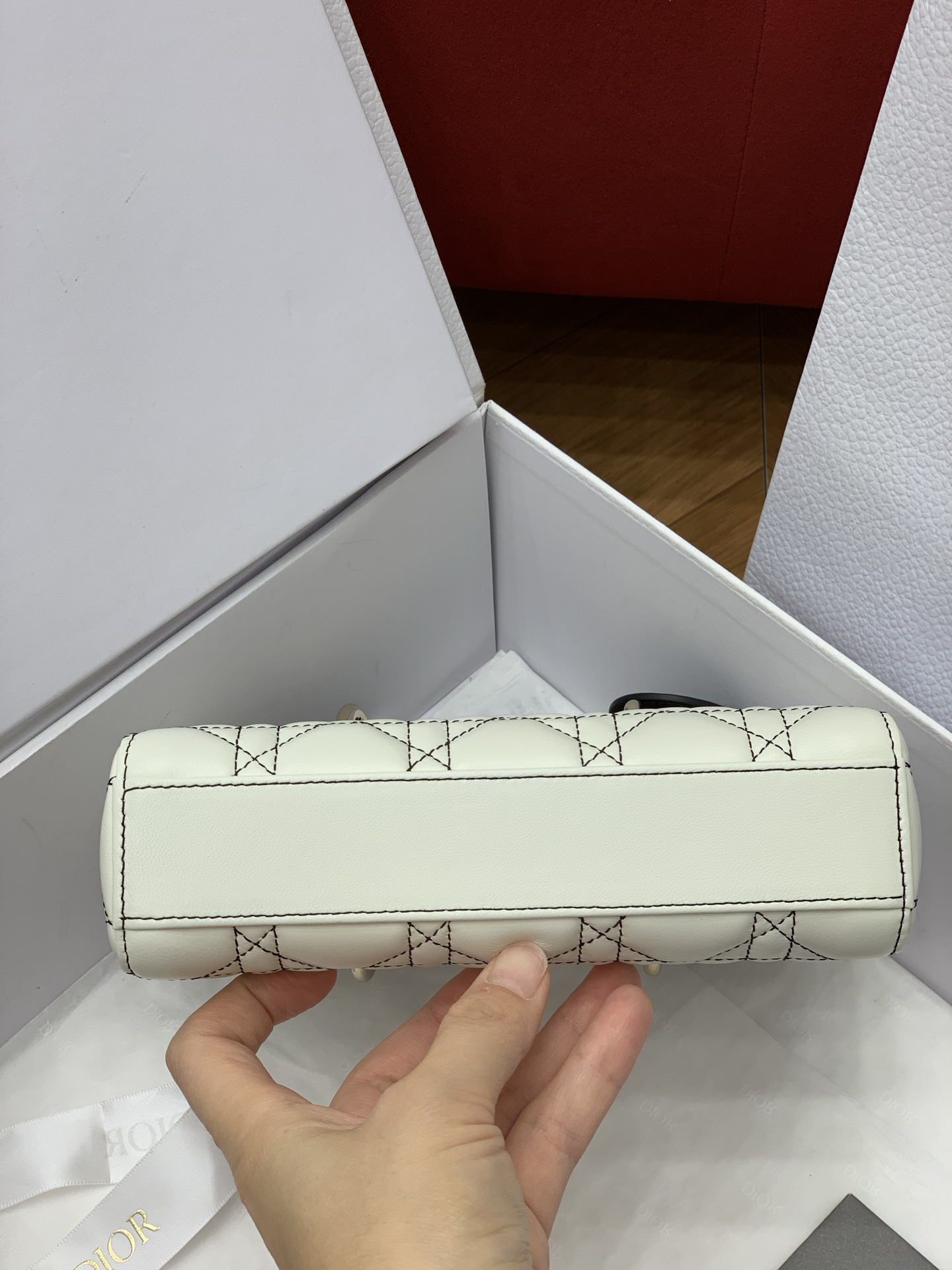 디올 레이디 투톤 미니 가방 상세 이미지 6