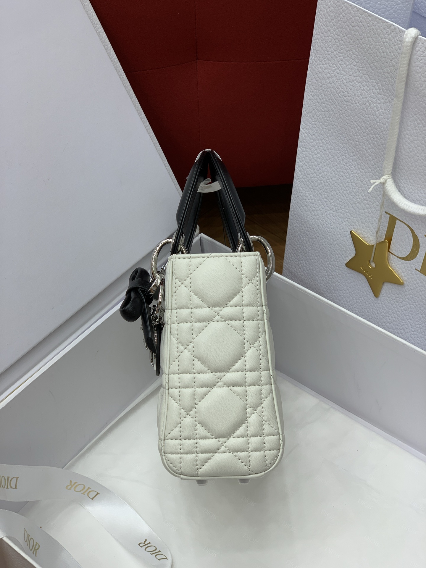 디올 라디 다 미니 보우 램스킨 가방 상세 이미지 5