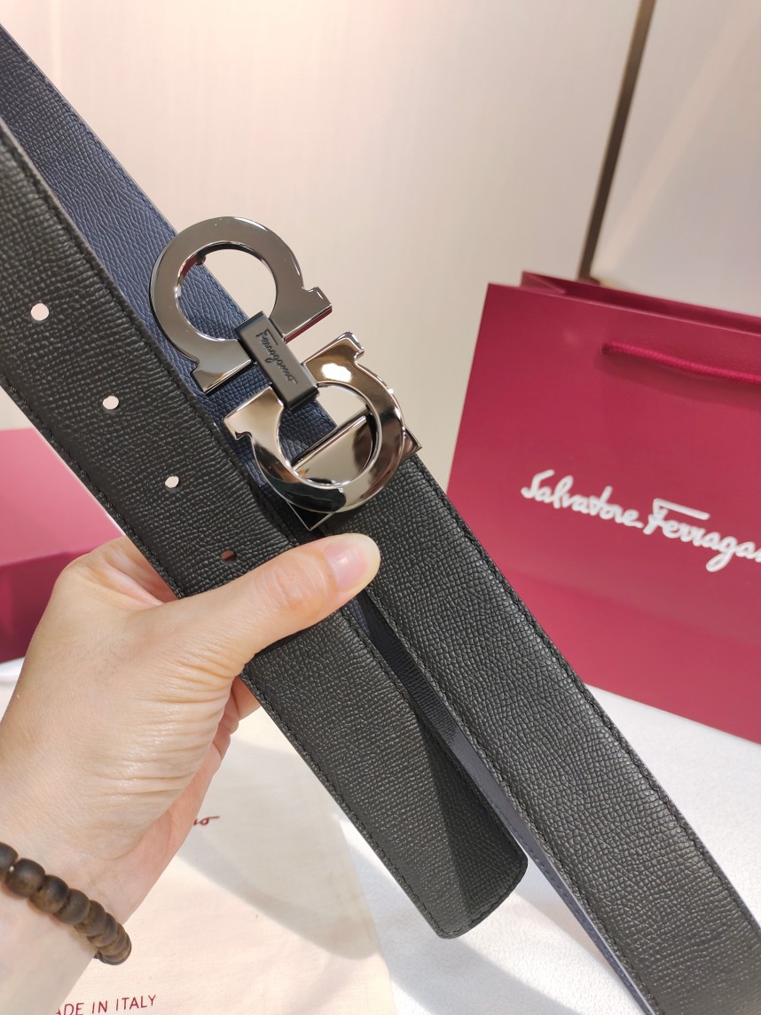 Ferragamo菲拉格慕双面进口牛皮搭配精品铜扣️自行选择搭配真材实料有质感时尚经典不失风范长短可自行