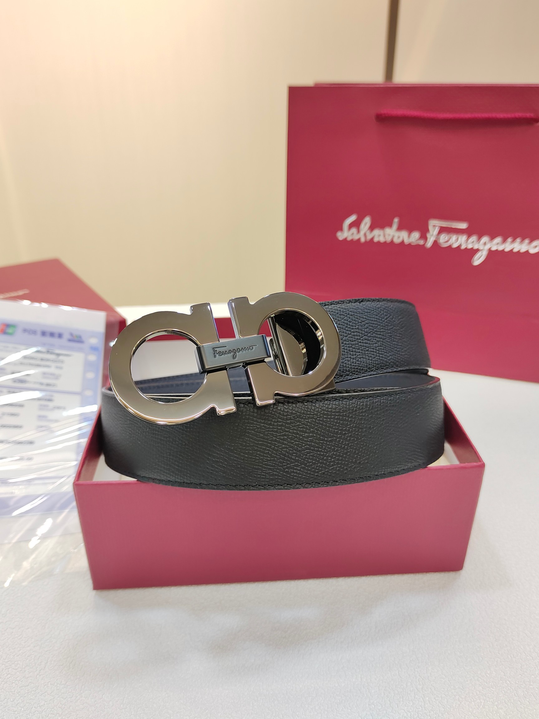 Ferragamo菲拉格慕双面进口牛皮搭配精品铜扣️自行选择搭配真材实料有质感时尚经典不失风范长短可自行