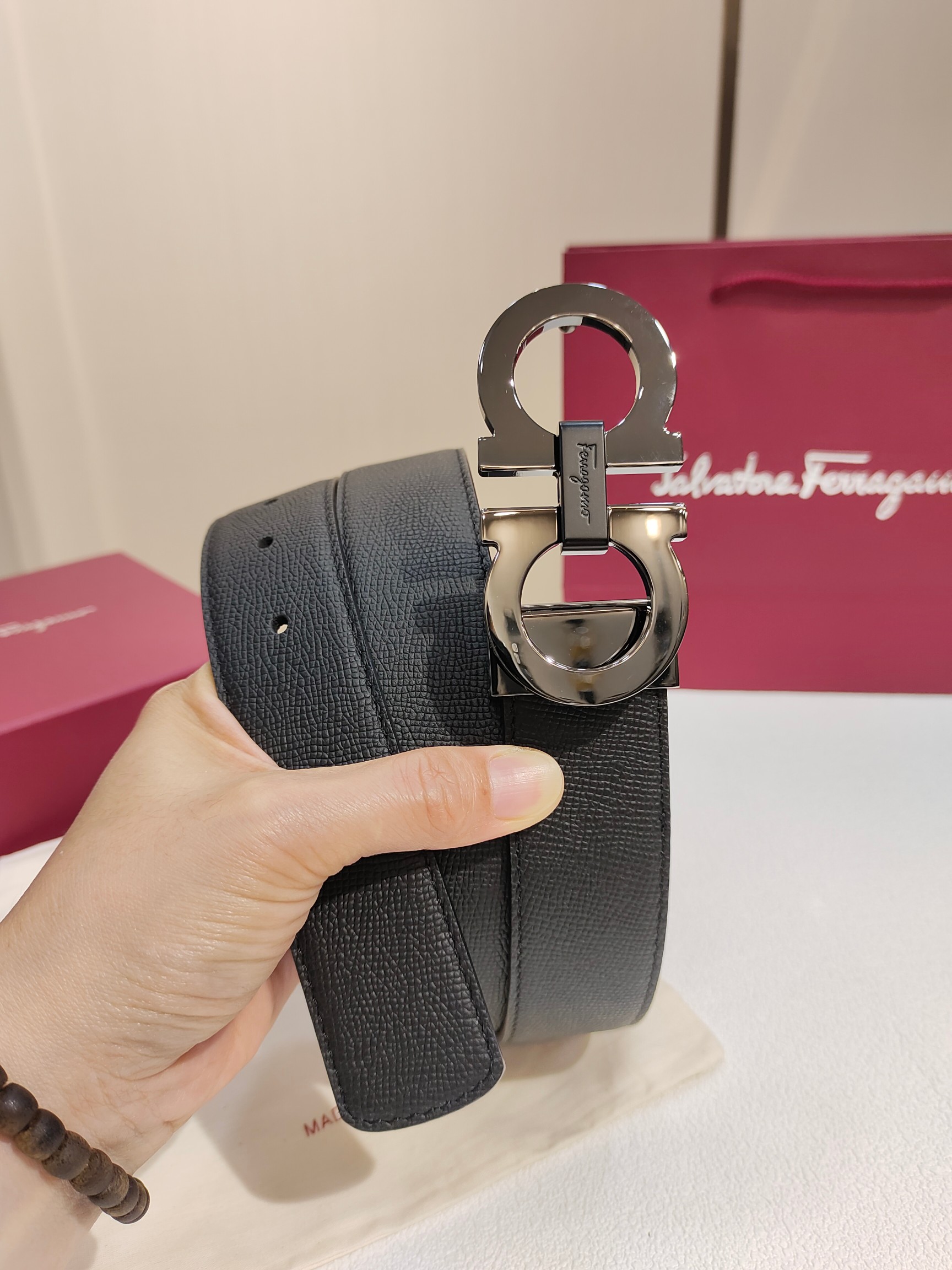 Ferragamo菲拉格慕双面进口牛皮搭配精品铜扣️自行选择搭配真材实料有质感时尚经典不失风范长短可自行