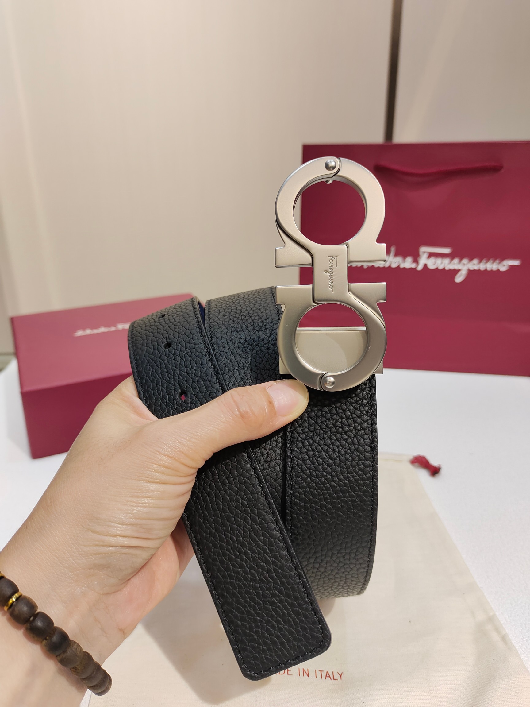 Ferragamo菲拉格慕双面进口牛皮搭配精品铜扣️自行选择搭配真材实料有质感时尚经典不失风范长短可自行