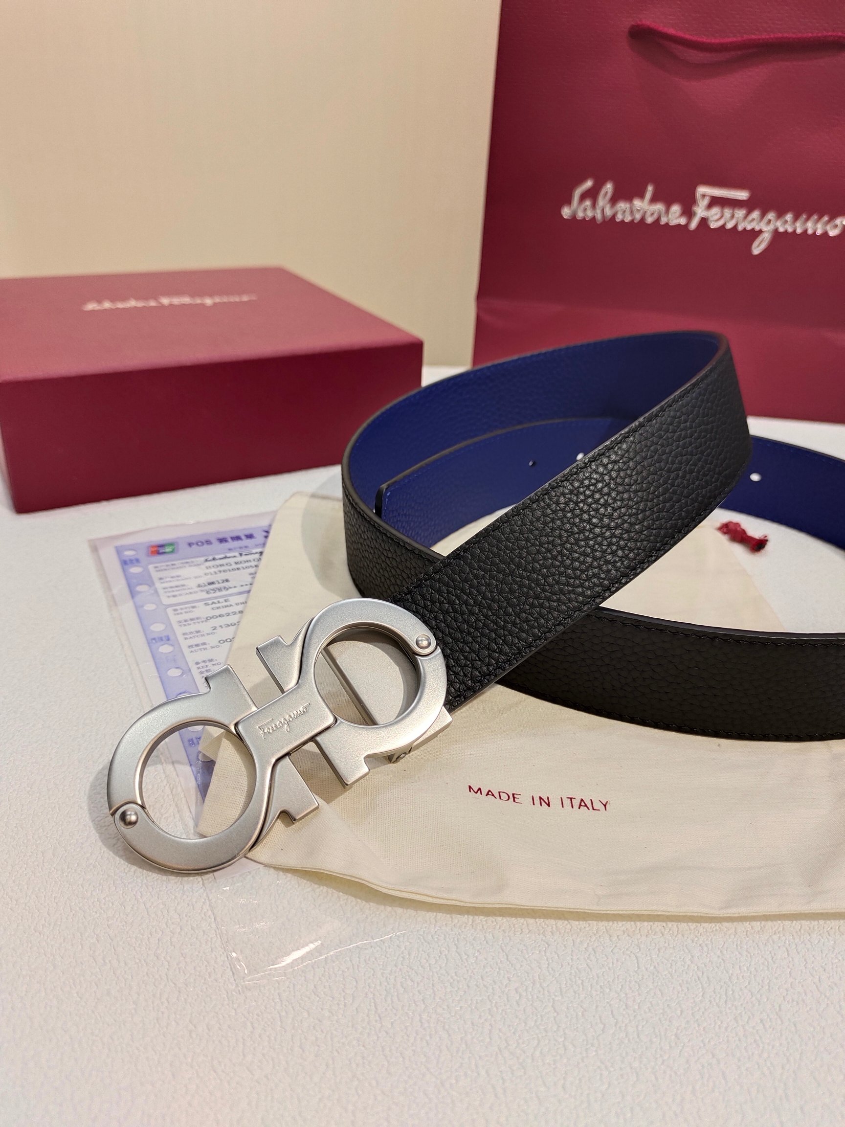 Ferragamo菲拉格慕双面进口牛皮搭配精品铜扣️自行选择搭配真材实料有质感时尚经典不失风范长短可自行