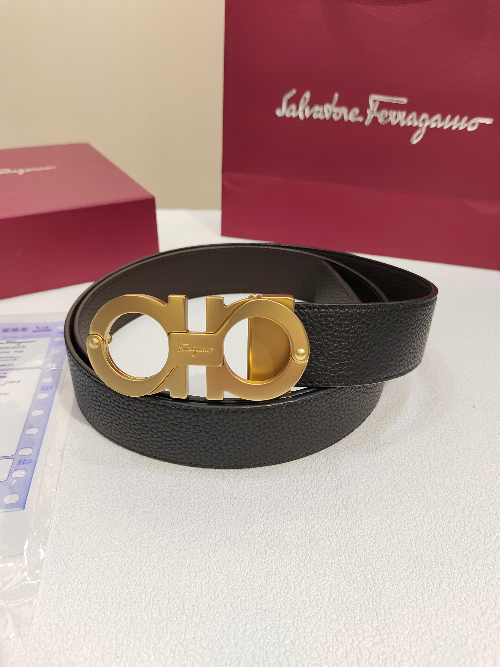 Ferragamo菲拉格慕双面进口牛皮搭配精品铜扣️自行选择搭配真材实料有质感时尚经典不失风范长短可自行